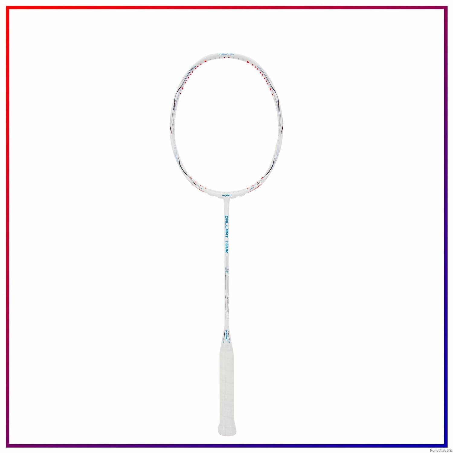 Maxbolt Gallant Tour Badminton Racket - White