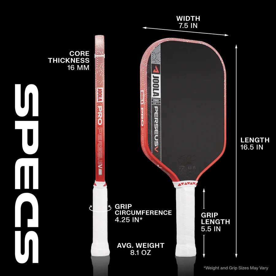 Perseus Pro V Pickleball Paddle 16MM - Ben Johns