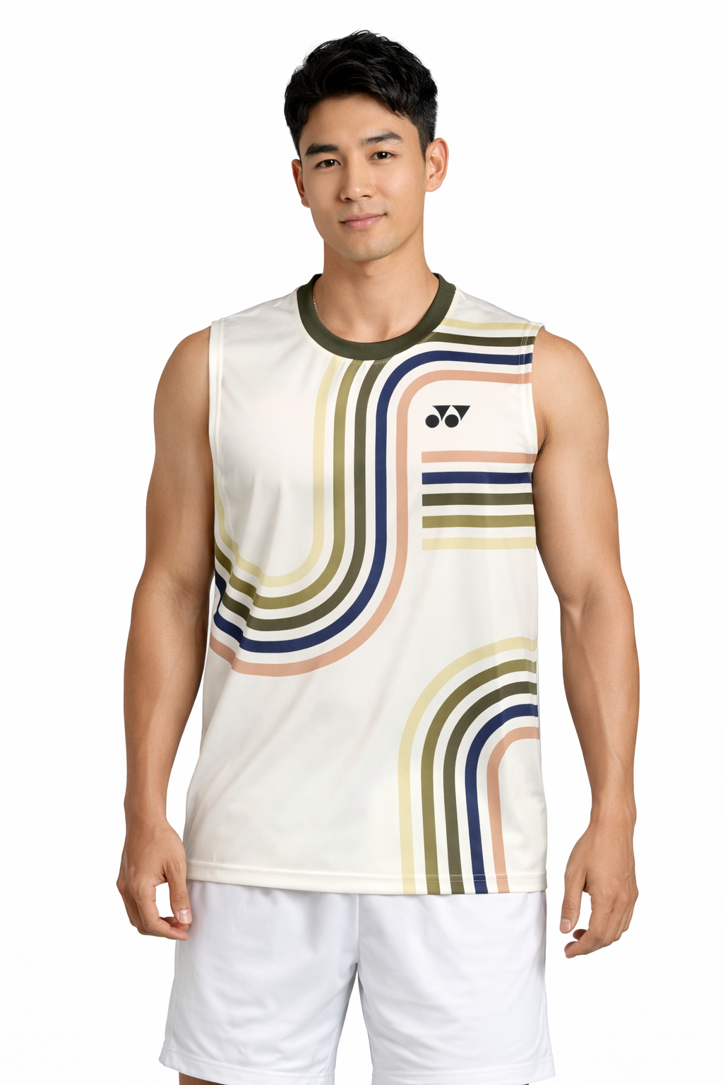 YONEX YO26025EX India Open 2026 Sleeveless T-Shirt | Premium Badminton Jersey