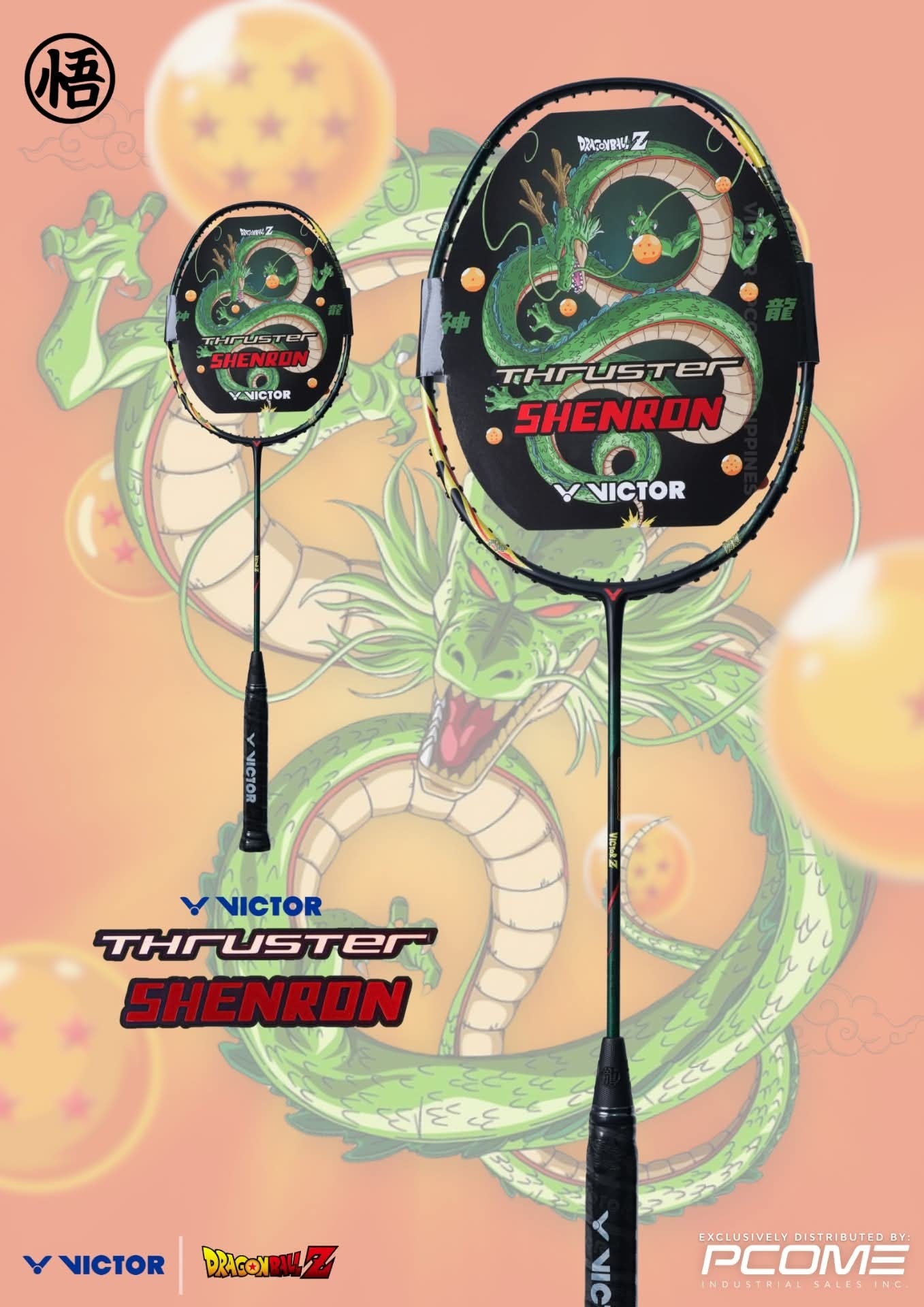 Victor Thruster Shenron Dragon Ball Z Professional Badminton Racket