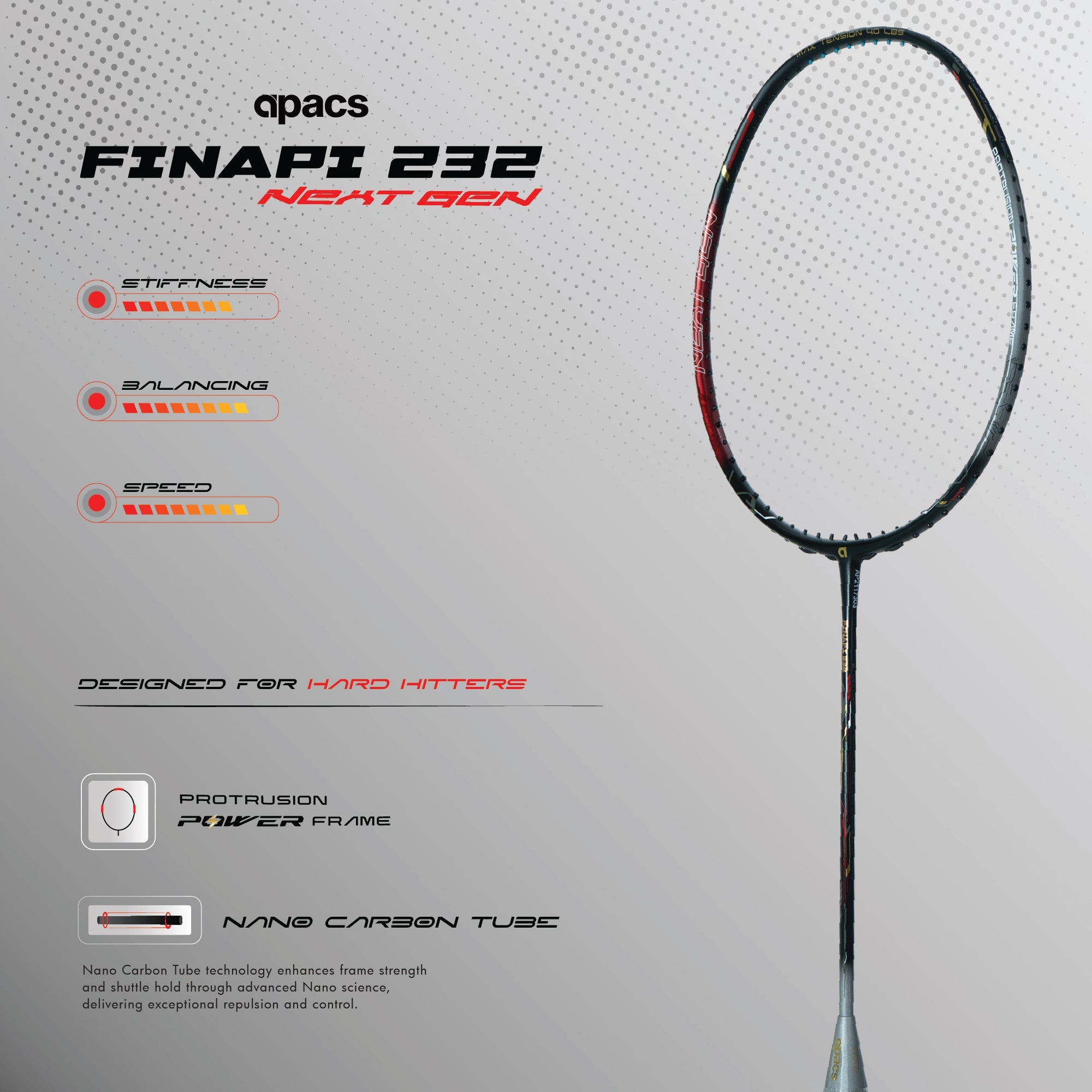Apacs Finapi 232 Next Generation Badminton Racket