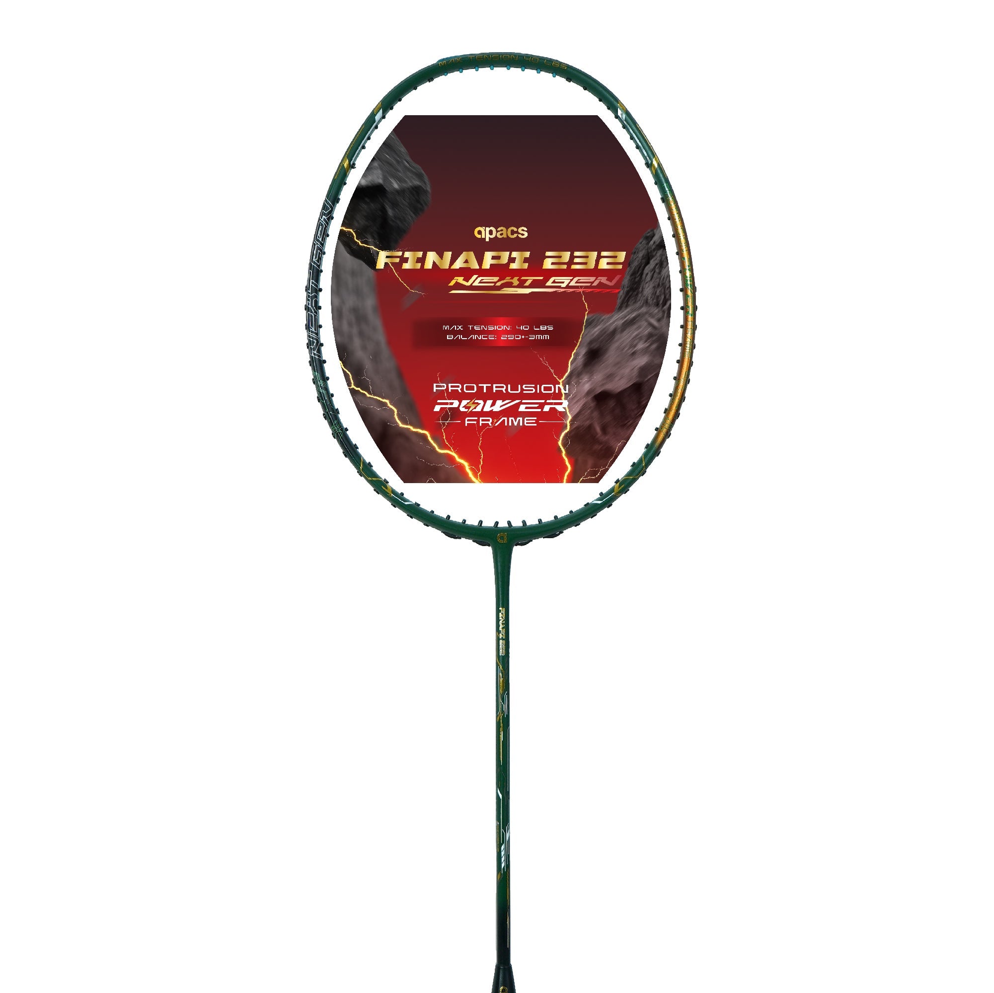 Finapi Racket Apacs Finapi 232: Next-Gen Badminton Racket - Archysport