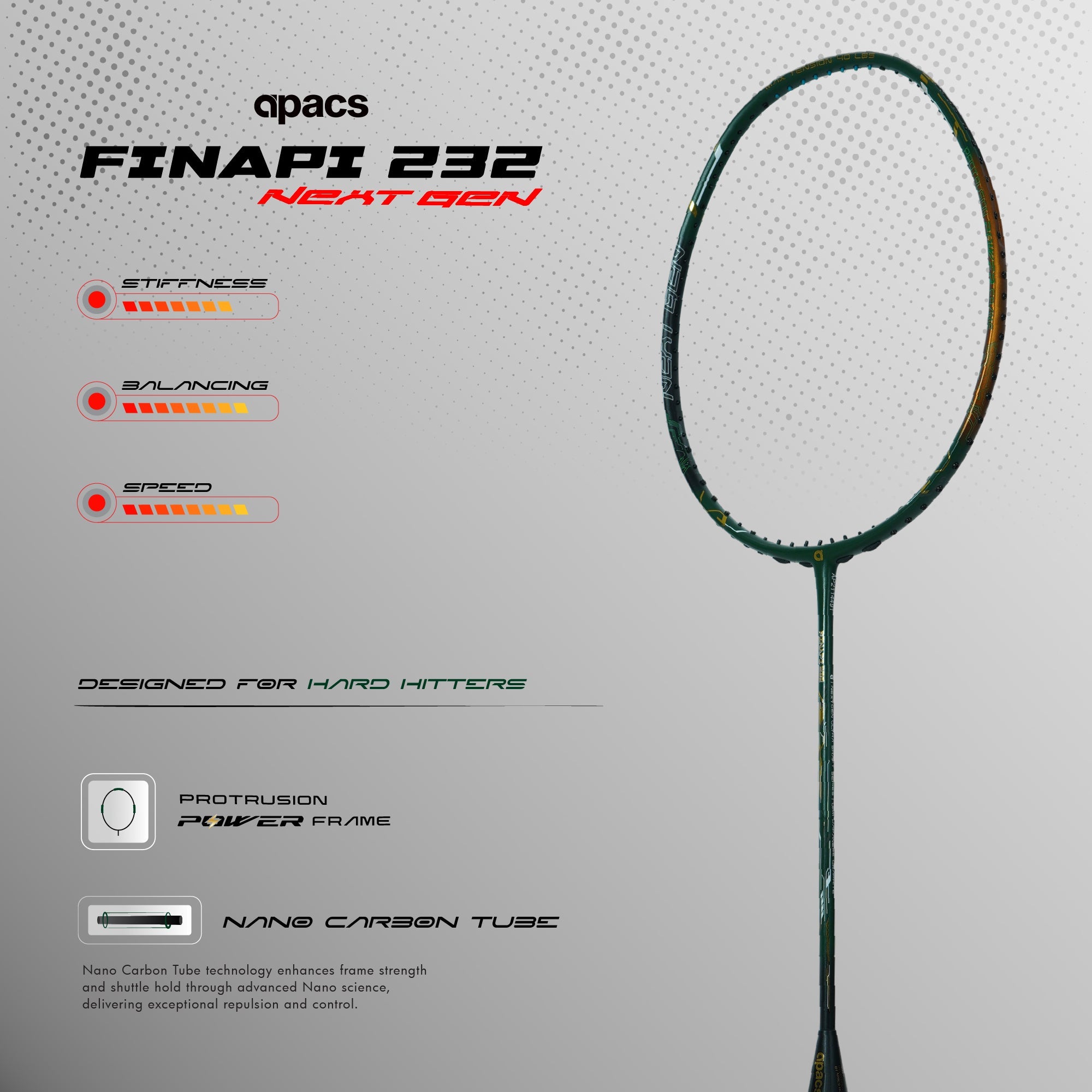 Apacs Finapi 232 Next Generation Badminton Racket