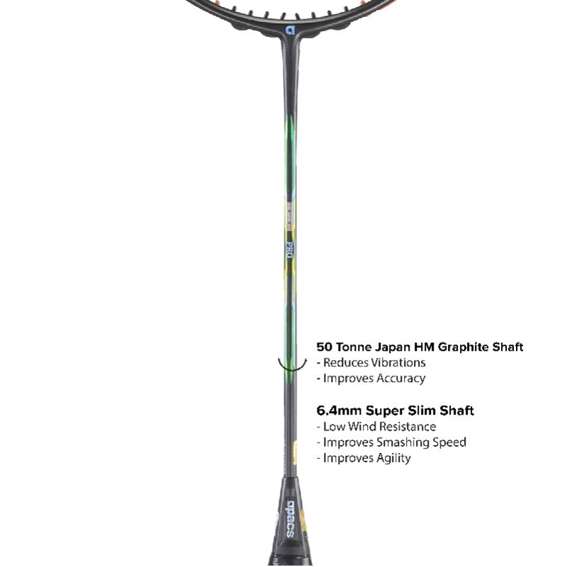 Apacs Honor Pro Badminton Racket – Powerful Smash Control