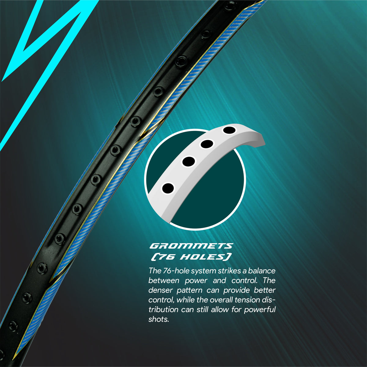 APACS Versus Pro Badminton Racket - TriplePointSports