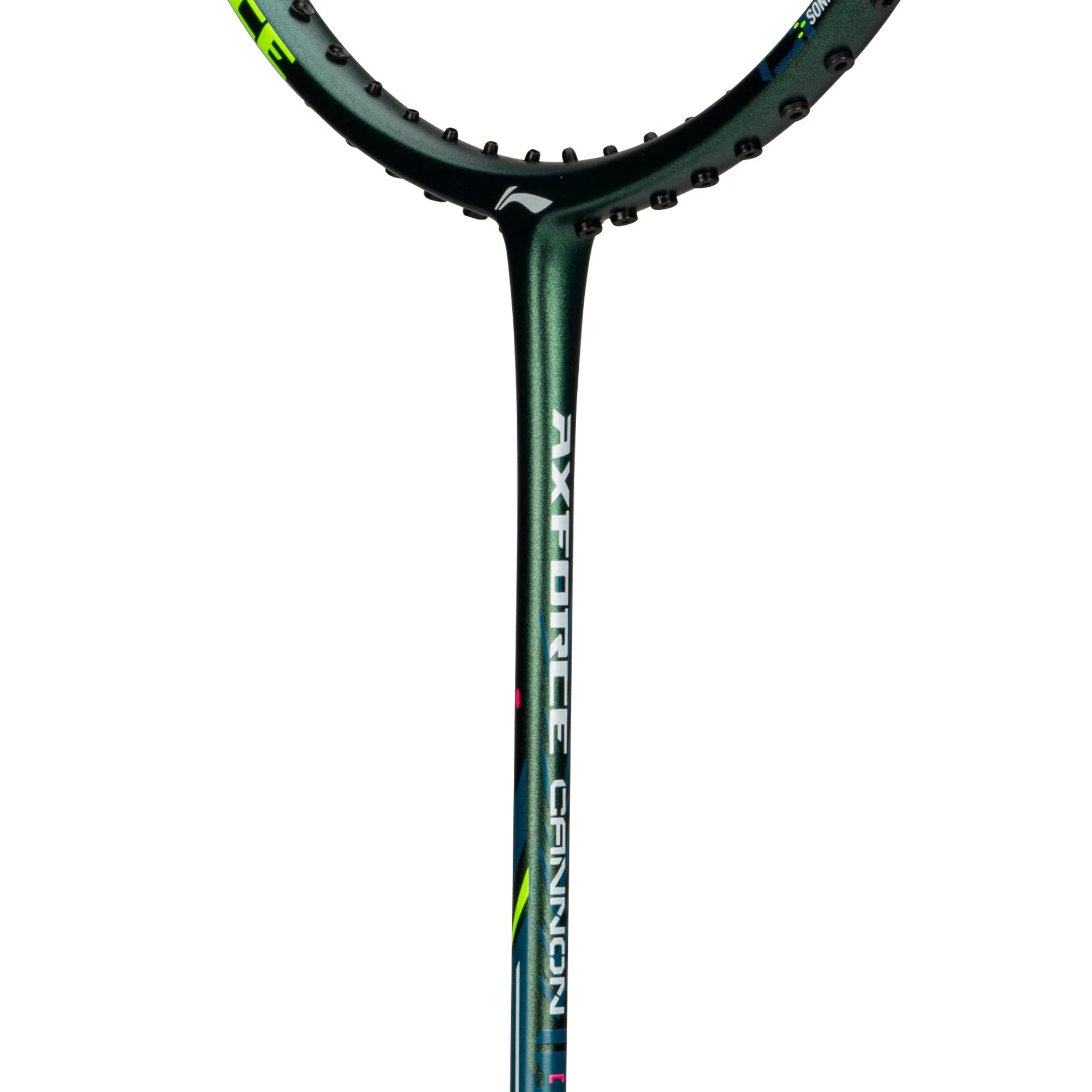 Badminton racket with AxForce Cannon