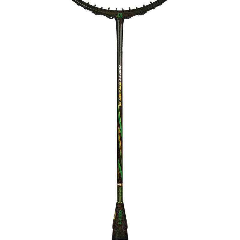 Ultra light badminton racket with slim shaft