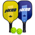 Diadem Hero Starter Kit Pickleball Paddle Set 2 paddles and 2 balls