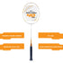 APACS Finapi 232 Xtra Power Badminton Racket