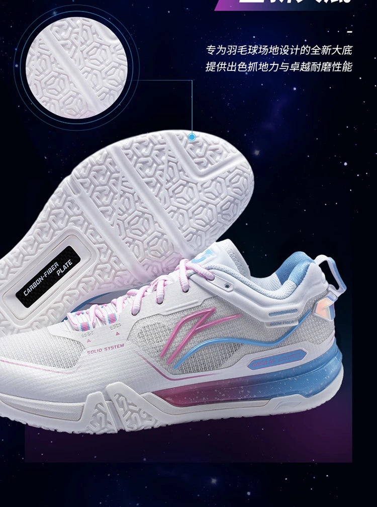 Li-Ning Saga 3 III Pro Non-Marking Badminton Shoes – Lightweight Grip & Stability