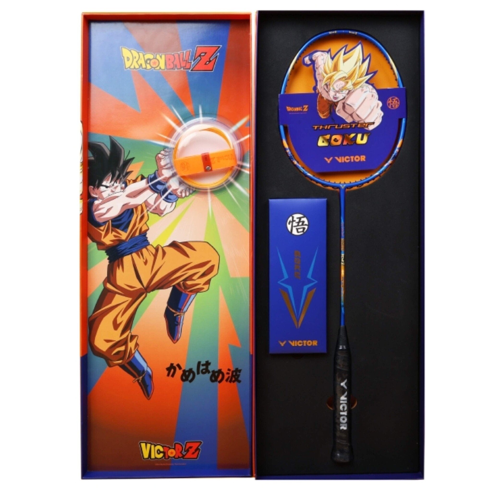 Victor Thruster Goku Dragon Ball Z Limited Edition Gift Set Professional Badminton Racket