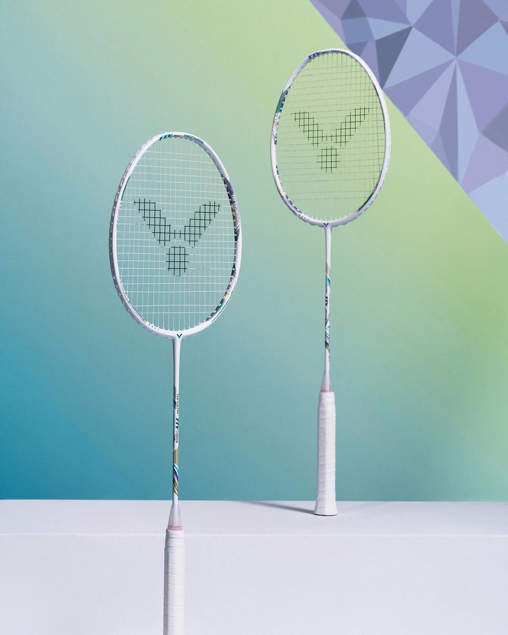 Victor Thruster TTY Ultima Badminton Racket - White and Gold