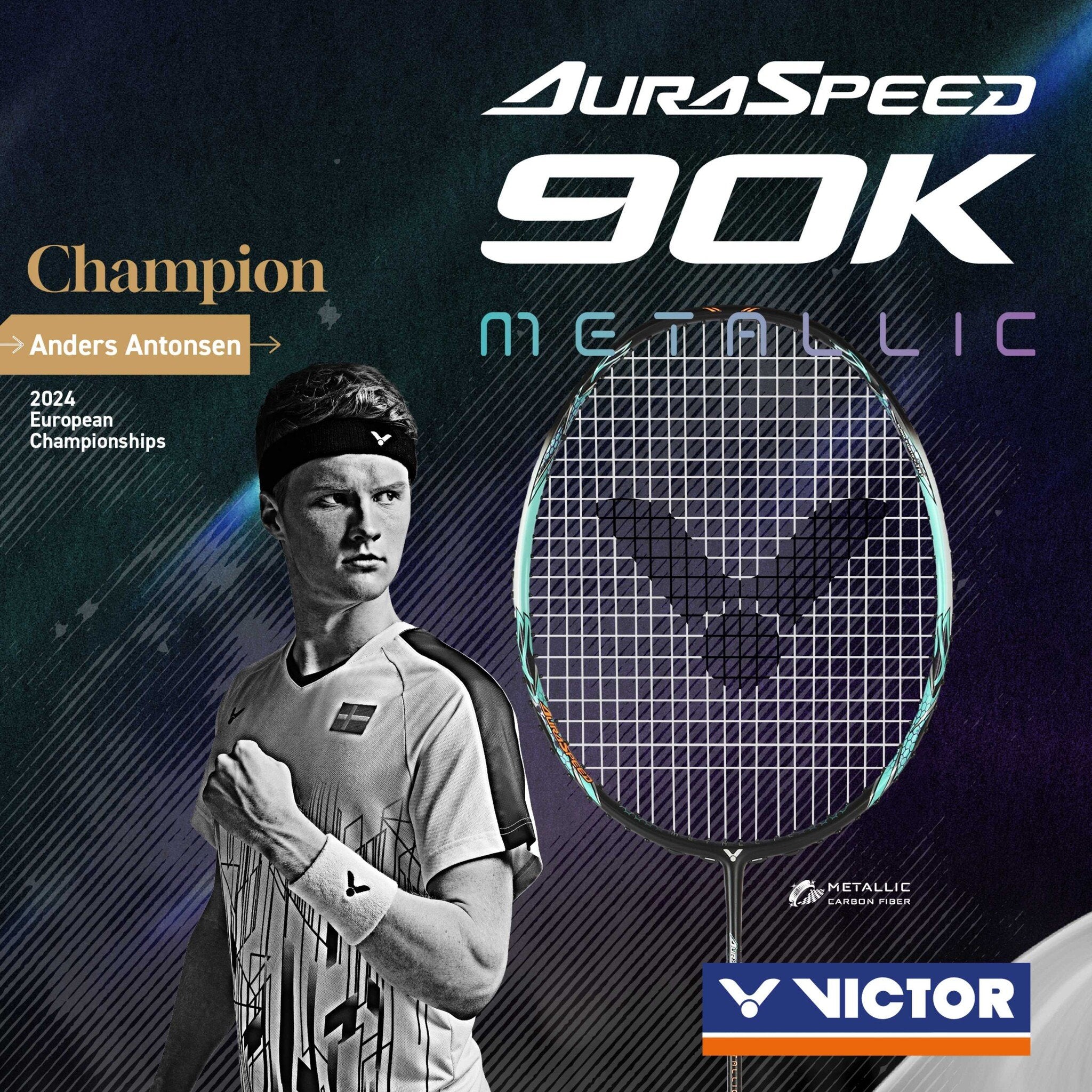 Victor Auraspeed 90K Metallic Badminton Racket