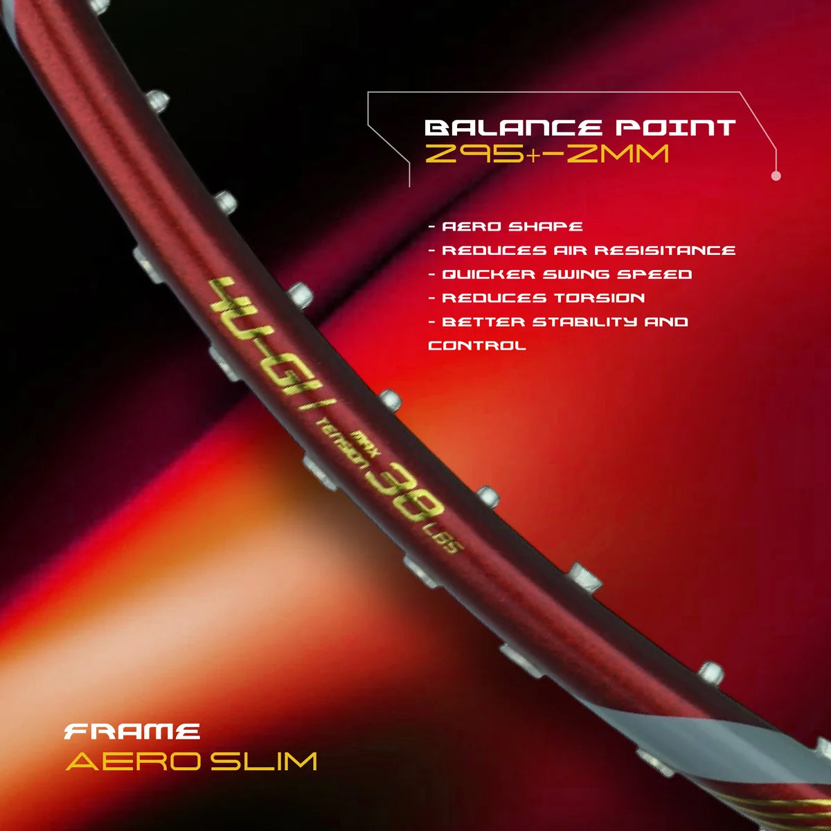 APACS Cross Court Power Badminton Racket