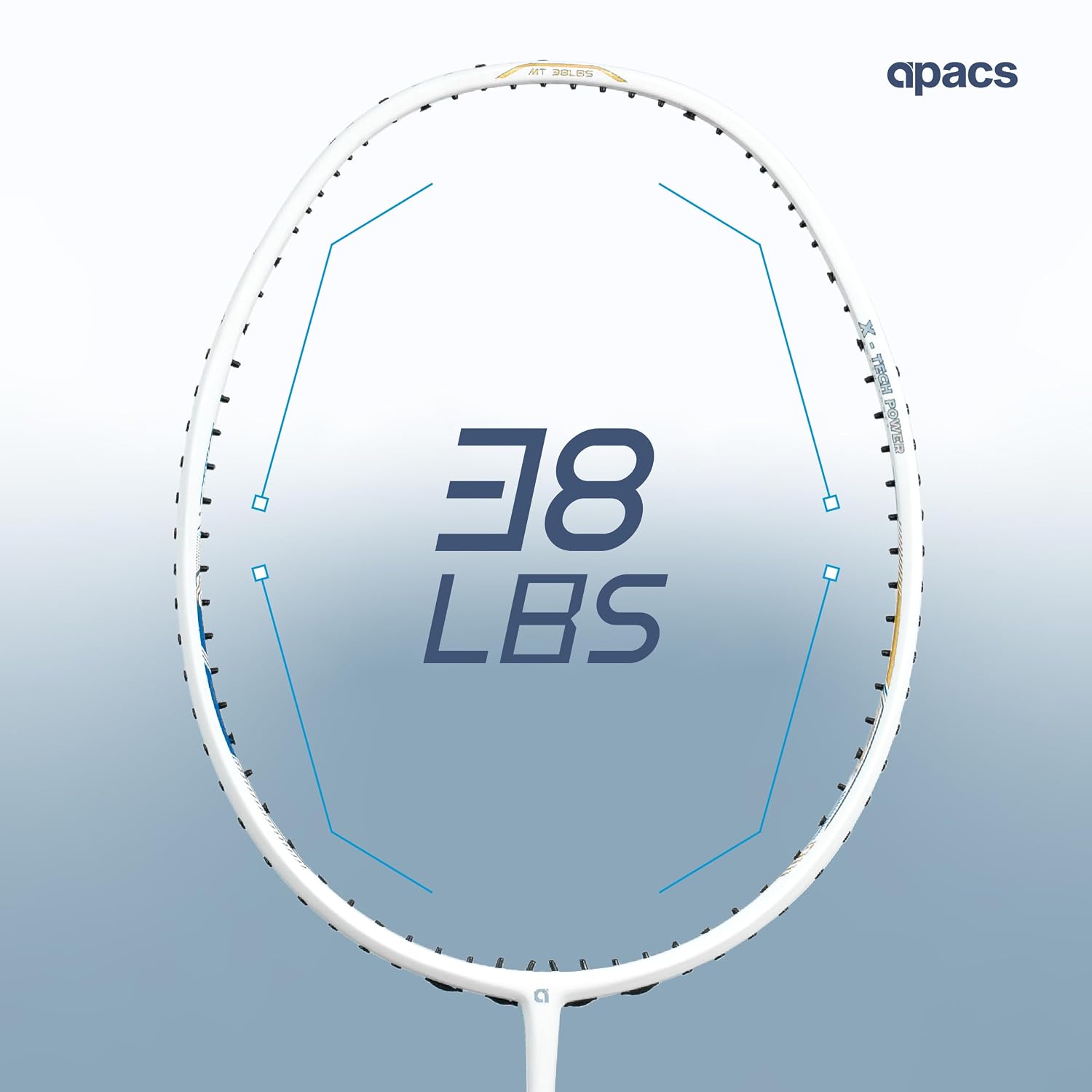 APACS X-Tech Power Badminton Racket