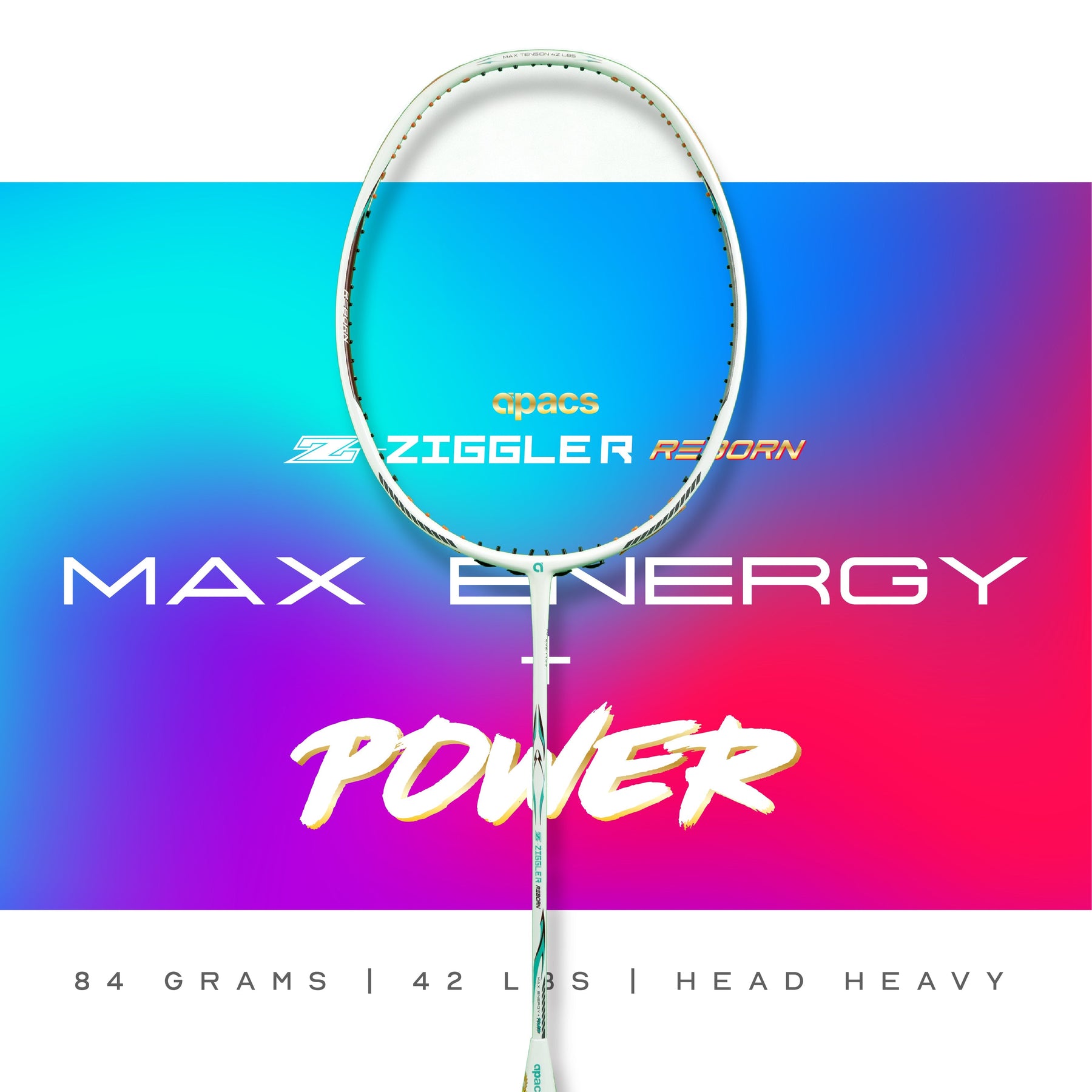 Apasps Apacs Z-Ziggler Reborn Badminton Racket - TriplePointSports