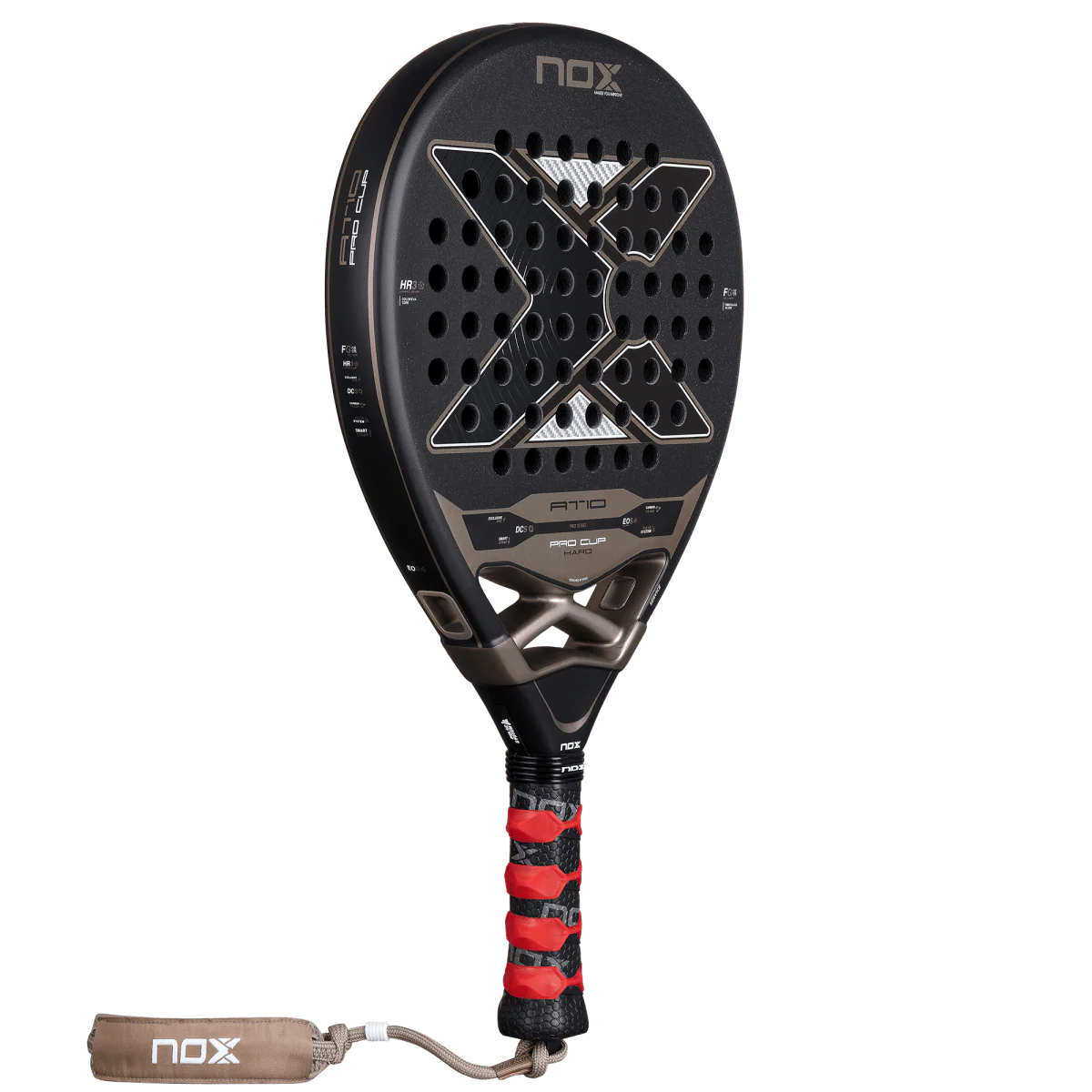 NOX AT10 Pro Cup Hard Padel Racket by Agustín Tapia