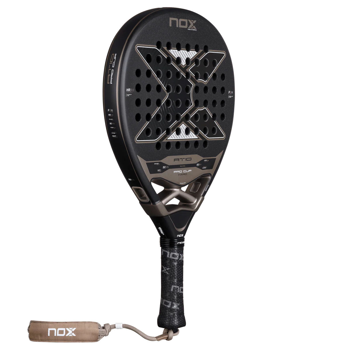 NOX AT10 Pro Cup Hard Padel Racket by Agustín Tapia