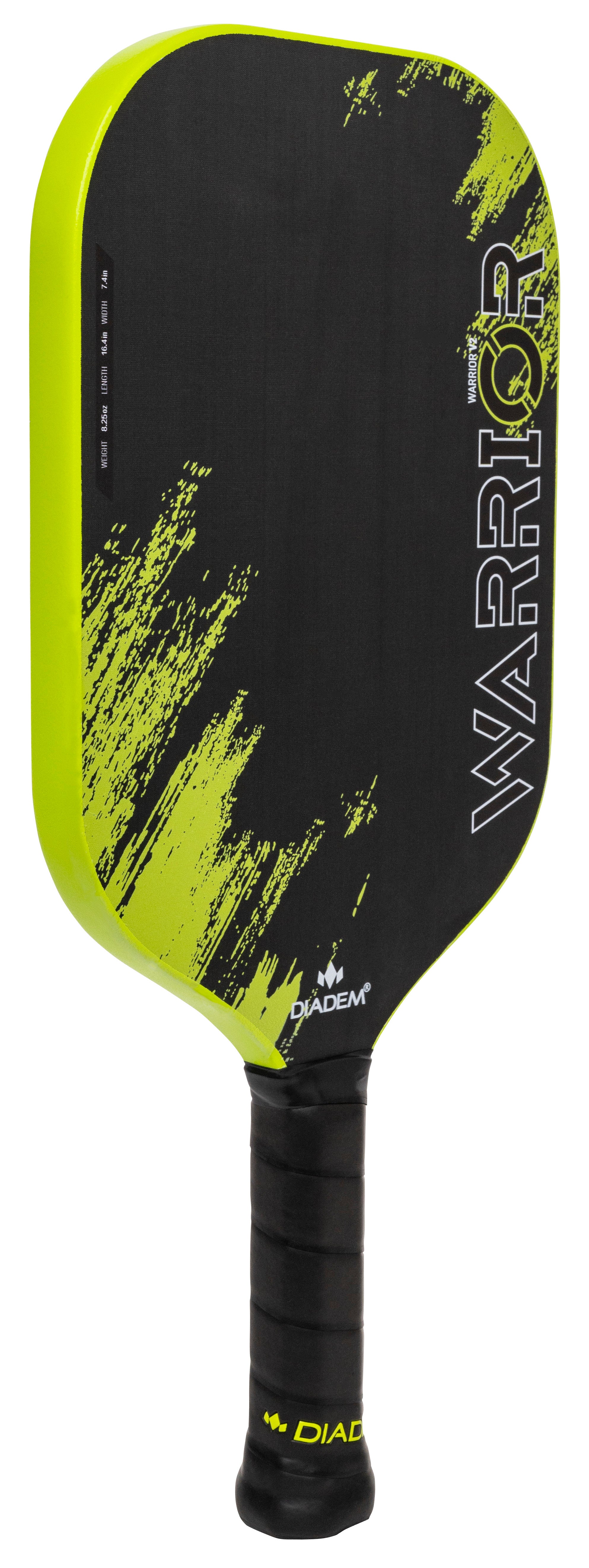 Side View of Diadem Warrior V2 Pickleball Paddle - Lightweight Design