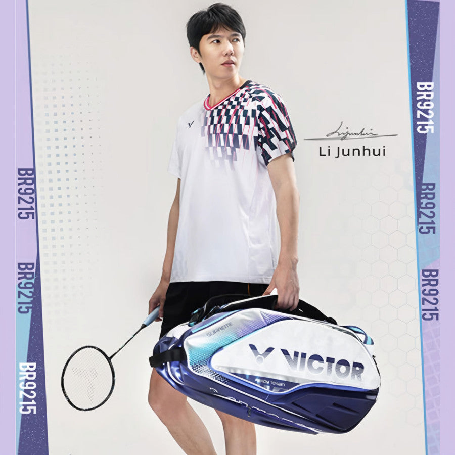Victor BR9215 Grey/Navy Blue Badminton KitBag