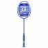 Flex Power Air Speed 95 Mega Tension - 33LBS Full Graphite Badminton Racquet with Full Racket Cover Cyan, Deep Blue