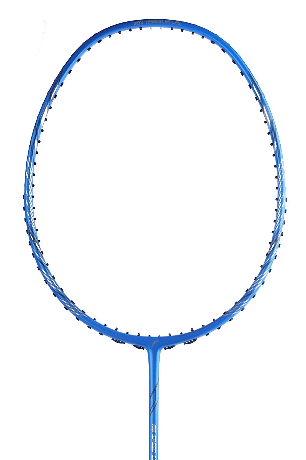 Flex Power Air Speed 12 Mega Tension - 33LBS Full Graphite Badminton Racquet with Full Racket Cover Blue