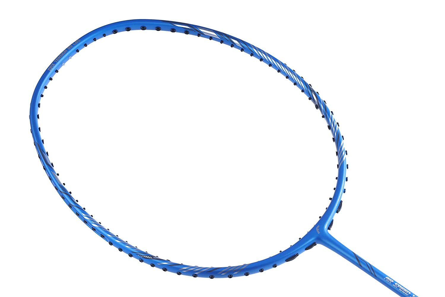 Flex Power Air Speed 12 Mega Tension - 33LBS Full Graphite Badminton Racquet with Full Racket Cover Blue