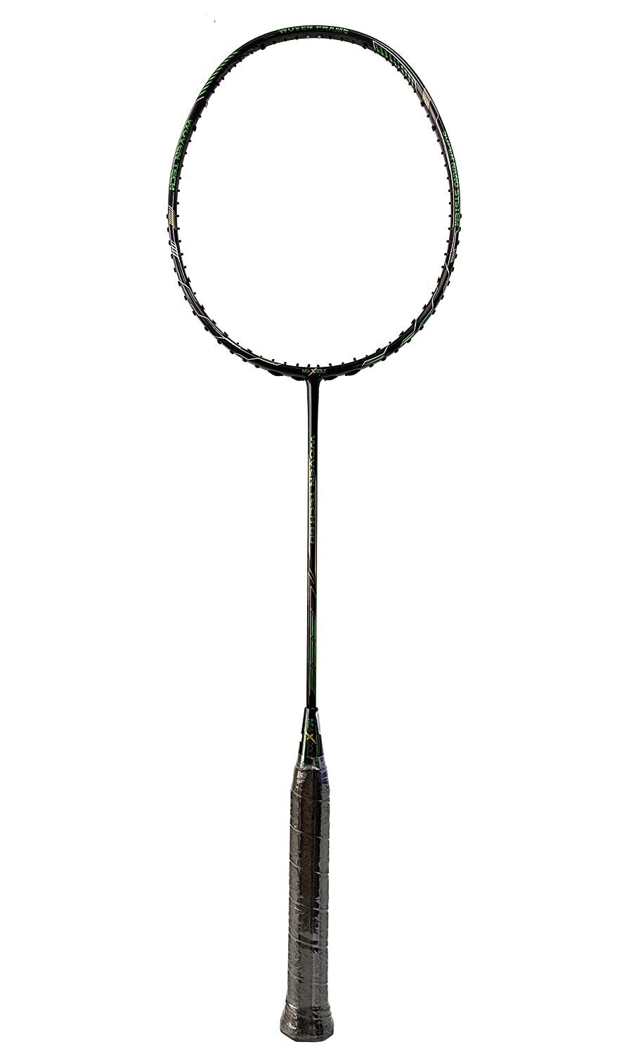 Maxbolt Woven Tech 60 Badminton Racket - Green/Black