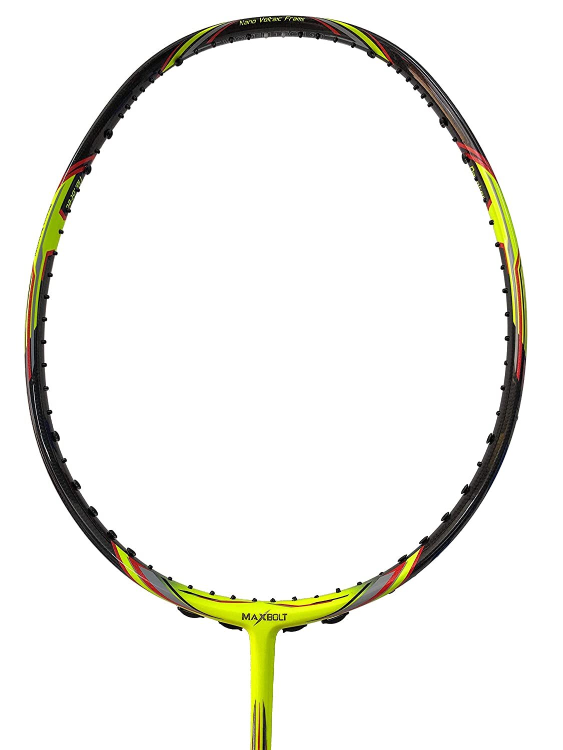 Maxbolt Woven Tech 90 Badminton Racket - Neon Green